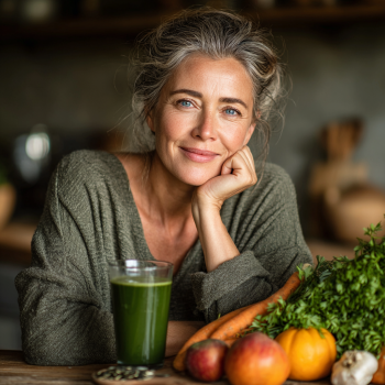 Літній чоловік займається садівництвом